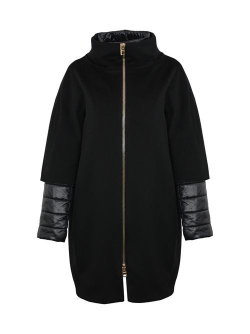 Cappotto in lana e nylon ultralight Nero Herno | CA000544D 333139300
